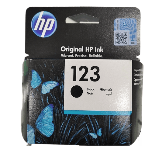 original hp ink 123 black-1371
