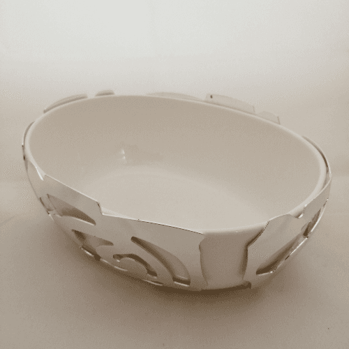 Oval Porcelain Dry fruit bowl