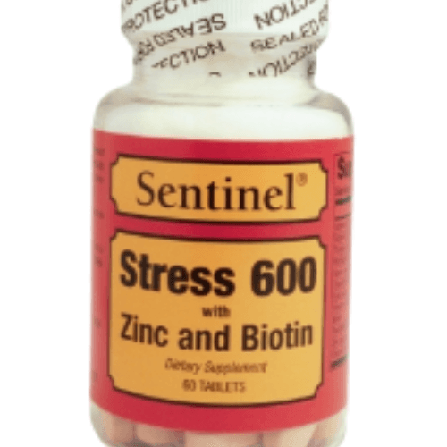 Sentinel Stress 600 Mg With Zinc And Biotin 60 Tablets 00SN