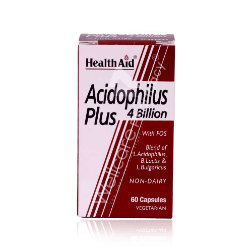 Healthaid Acidophilus Plus Capsules 60'S   (Buy 2 Get 1 Free)