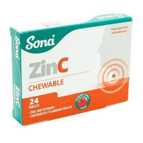 Sona Zinc Chewable Tab 24S