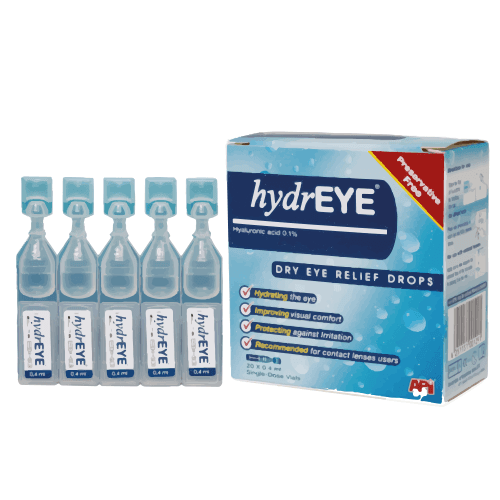 Hydreye Relief Drops Vials - 30 X 0.4Ml