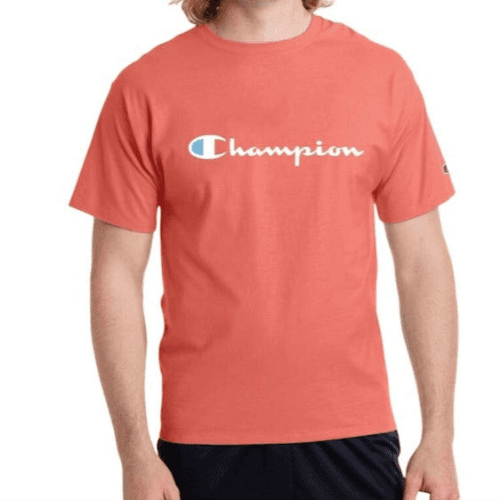 Champion Men's T-Shirt In Peach