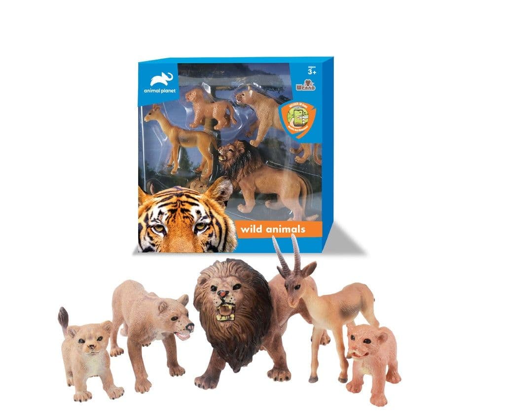 Wenno Animal Planet Wild Animal 5pcs