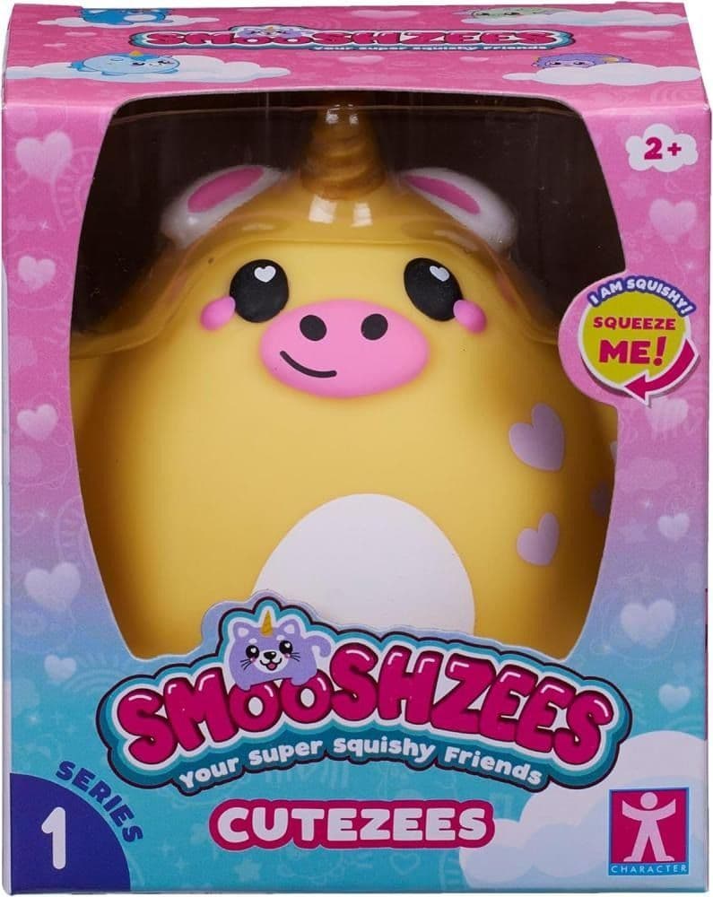 Smooshzees Cutezees Unicorn Buttercup Squish Toy
