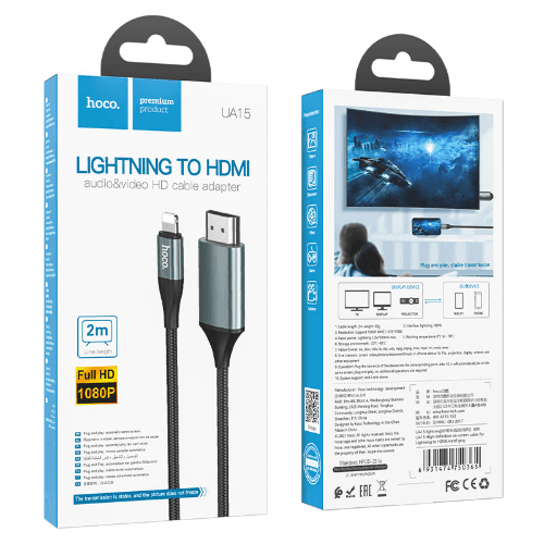Hoco Cable Lightning To Hdmi “Ua15”