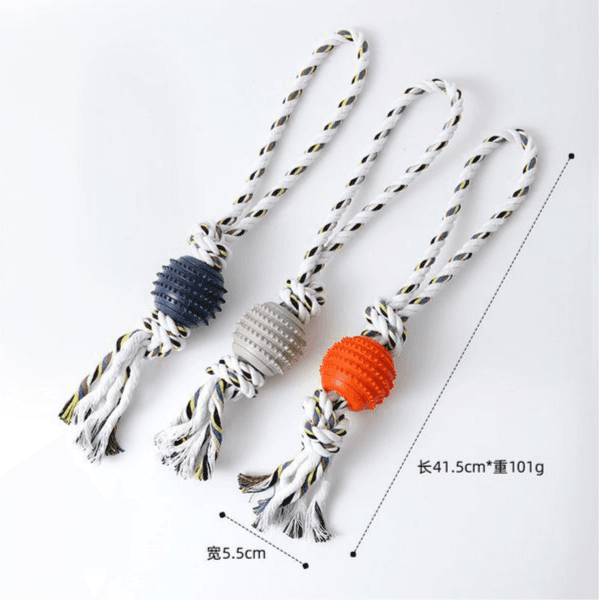 Tpr Portable Cotton Rope Toys 1