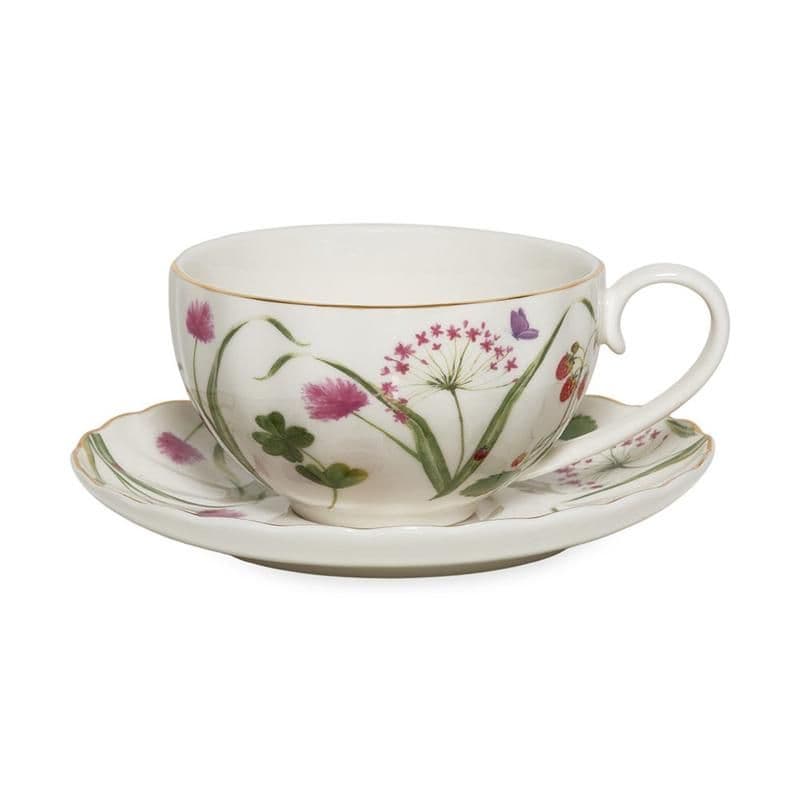 Plein Cup And Saucer, Multicolour - 200Ml
