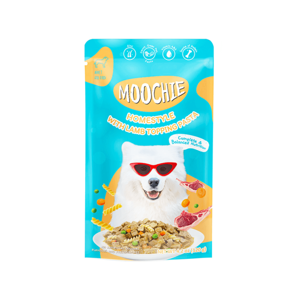 Moochie Homestyle With Lamb & Pasta 120G Pouch