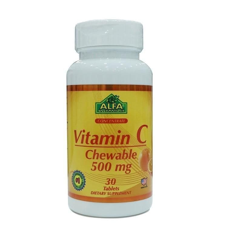 Alfa Vitamin C Chewable 500 Mg 30 S