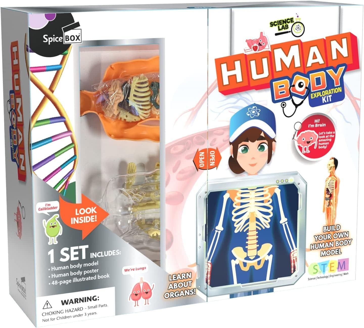 Spice Box Science Lab Human Body V1B