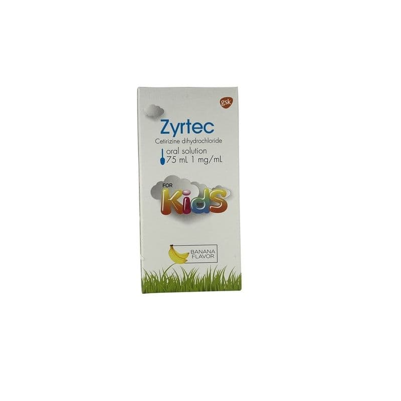 Zyrtec 0.1% Oral Solution 75 Ml