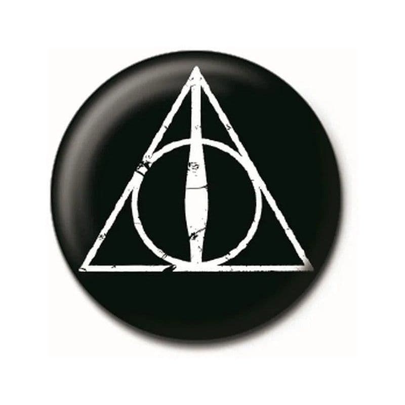 Harry Potter - Deathly Hallows Logo (Button Badge)
