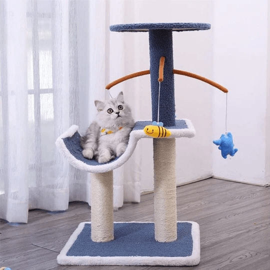 Fun Lying And Playing With Small Climbing Frames, Blue And White S-40.5*40.5*69Cm