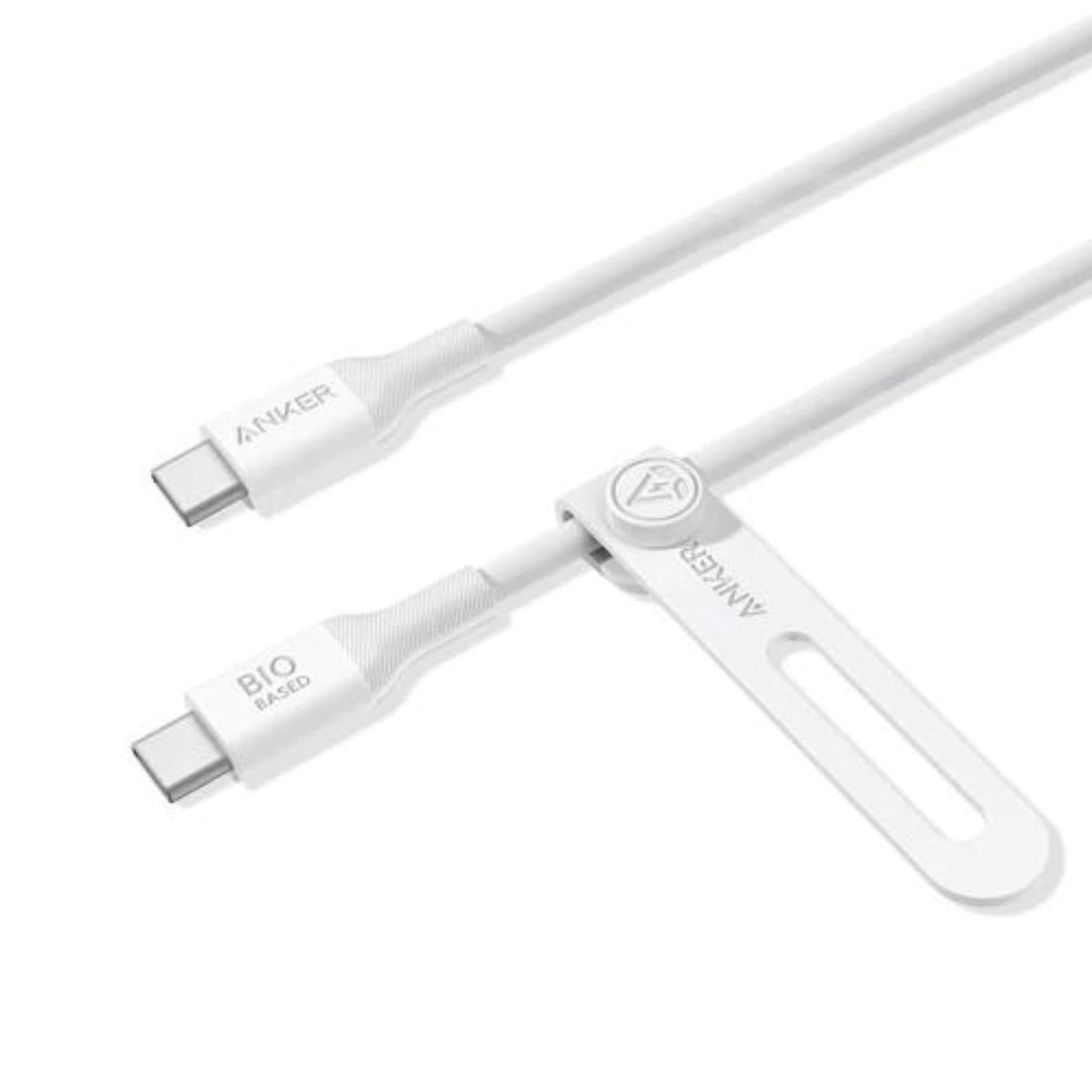 Anker 544 Usb-C To Usb-C Cable 3 Ft White