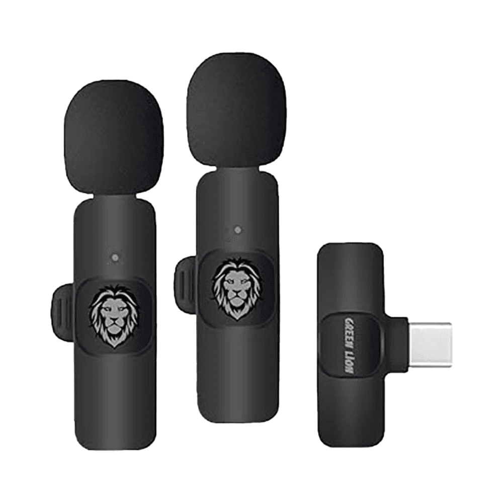 Green Lion 3 In 1 Wireless Microphone Black