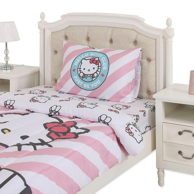 Hello Kitty 3-Piece Comforter Set, Multicolour