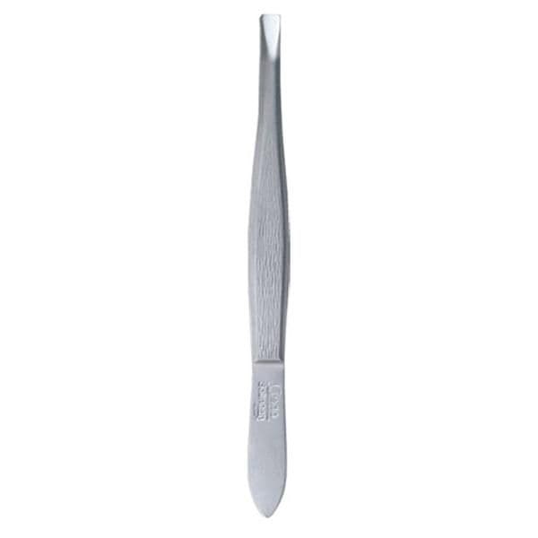 Credo Tweezer- Straight 3" Mat Chromium Blstr
