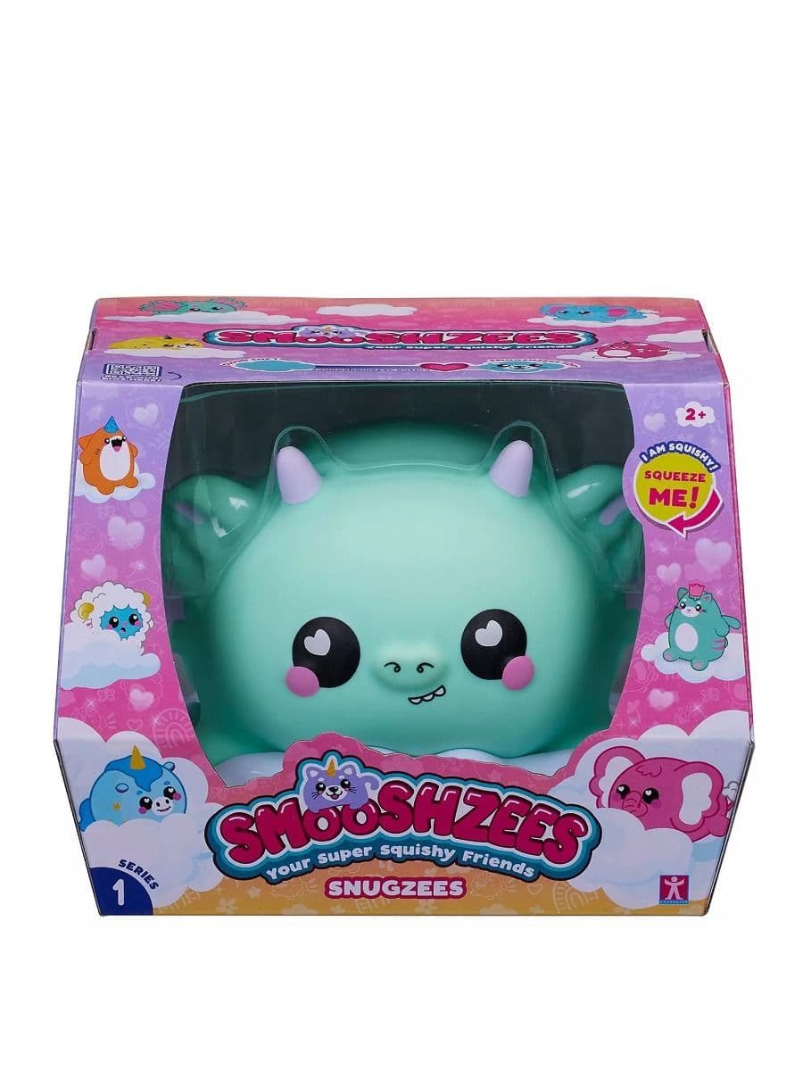 Smooshzees Snugzees Dragon Jade Squish Toy