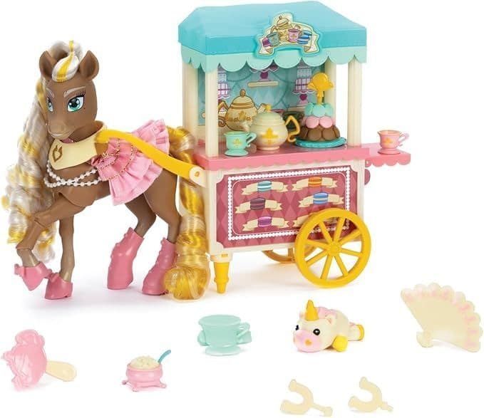 Wild Manes Horse Toys Cheries Tea and Treats Cart Playset (Sold Separately Subject To Availability)