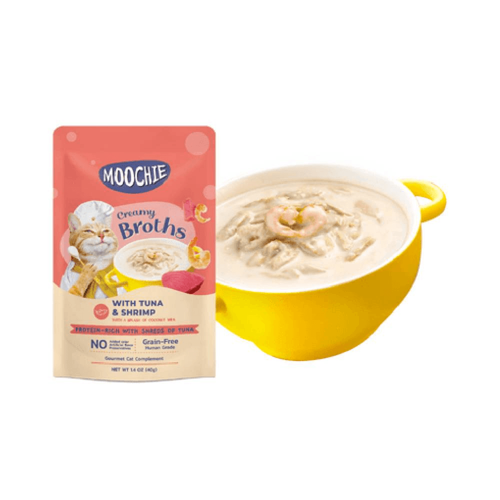 Moochie Broth Tuna & Shrimp 40G Pouch