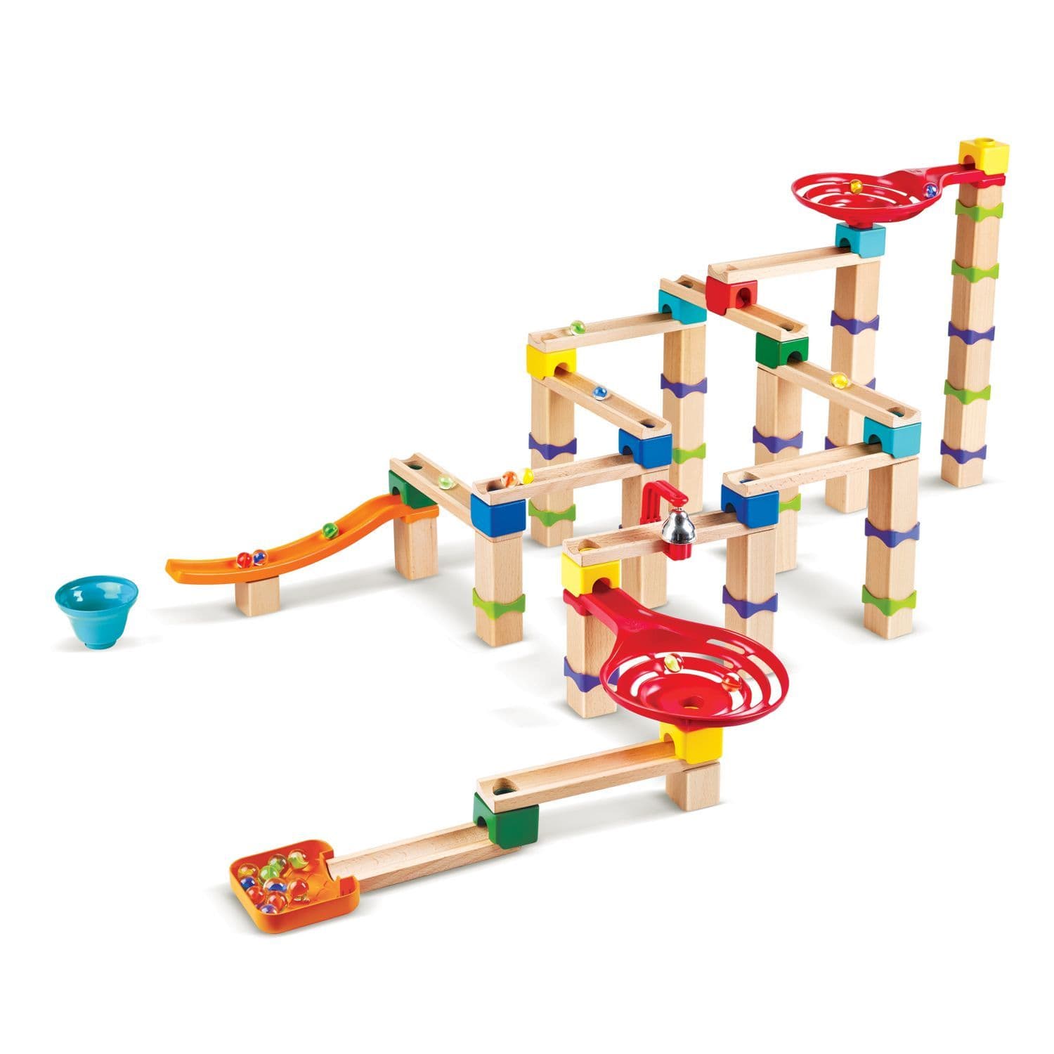 Hape Tricks & Twists Marble Run Activity Toy (129 Pieces)