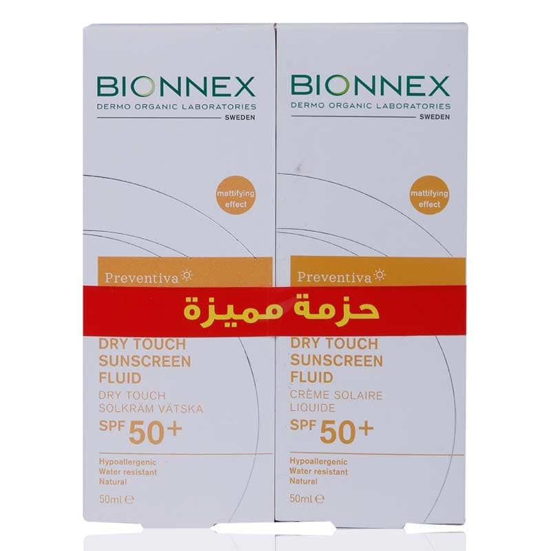Bionnex Preventiva Dry Touch Sunscreen Fluid Spf50+ 50Ml Value Pack