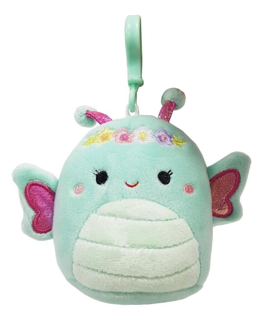 Squishmallows 3.5Inch Clip-On Reina The Butterfly Plush Toy