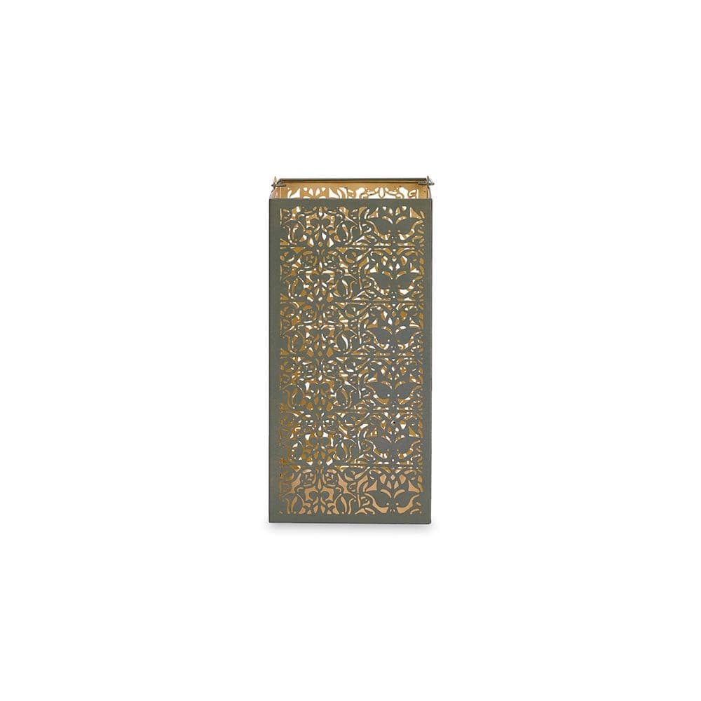 Russy Metal Lantern, Gold - 11X21Cm