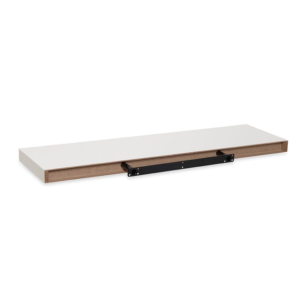Regge Wall Shelf, White - 120X4 Cm (L Size, Single Unit)