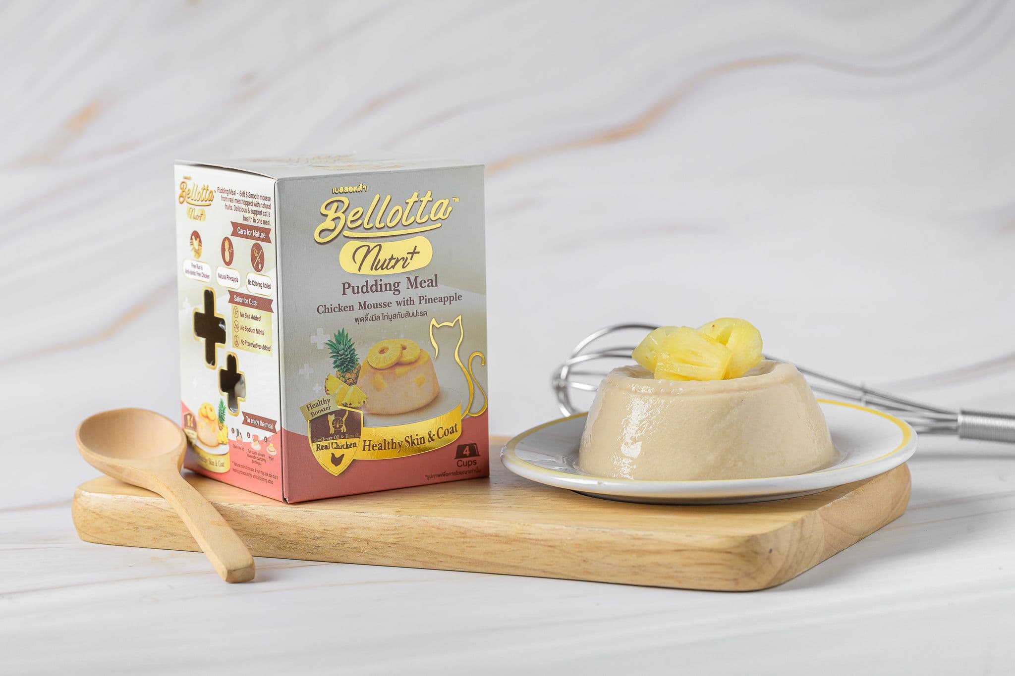 Bellotta Chicken Mousse Pineapple 4 Cups 100G No.17284