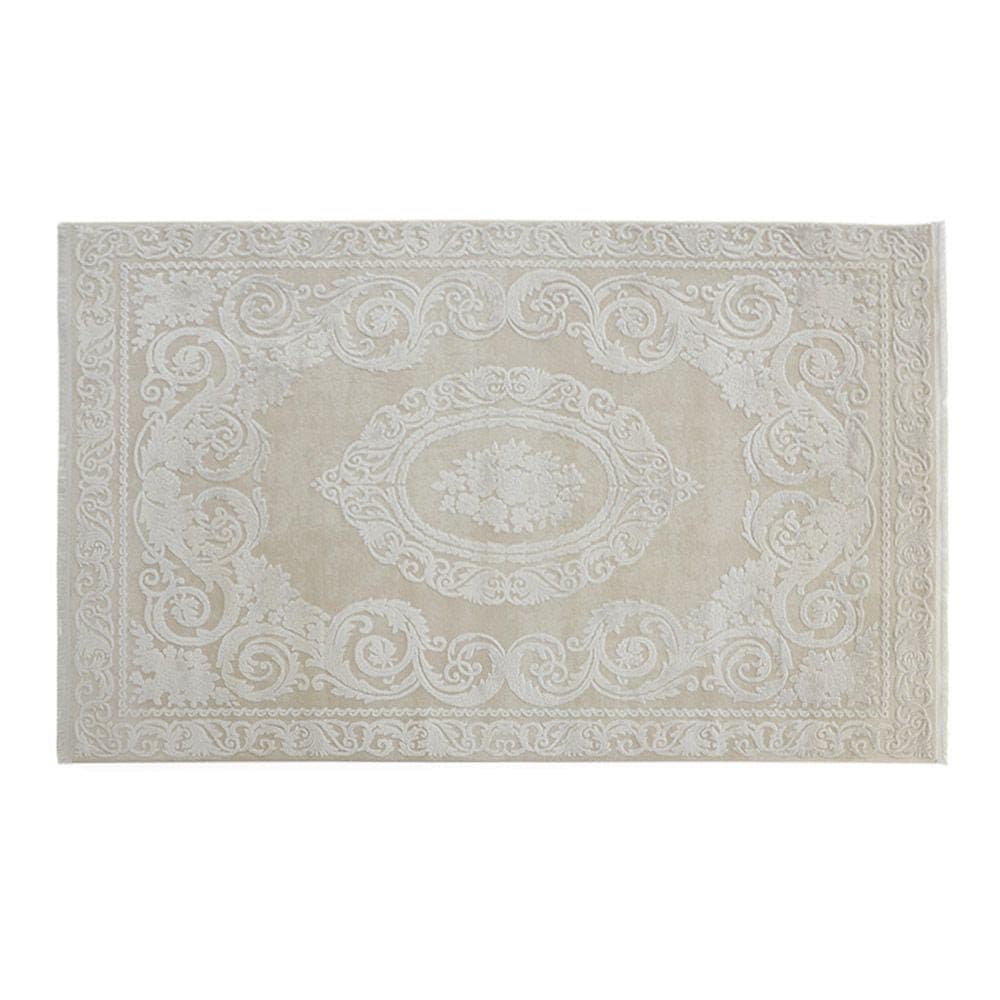 Taboo Textured Rug, Cream- Medium, 160X230 Cms