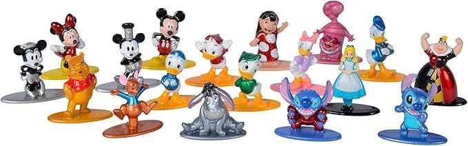 Jada Disney 18 Piece Set 4 Cm Figurines Metal (Sold Separately Subject To Availability)