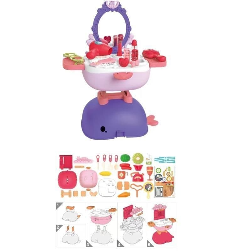 Dressing Table And Bag Purple Whale