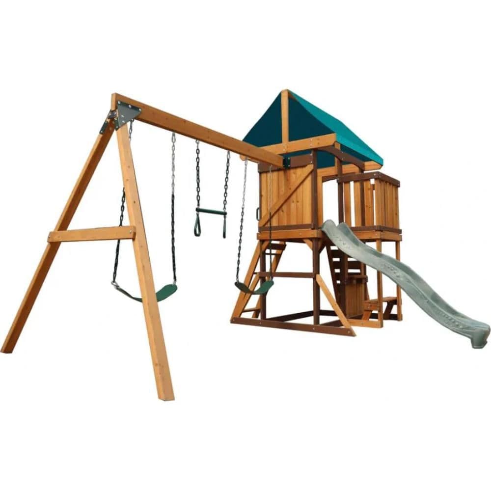 Mountpeak - Logan Swing Set & Playhouse