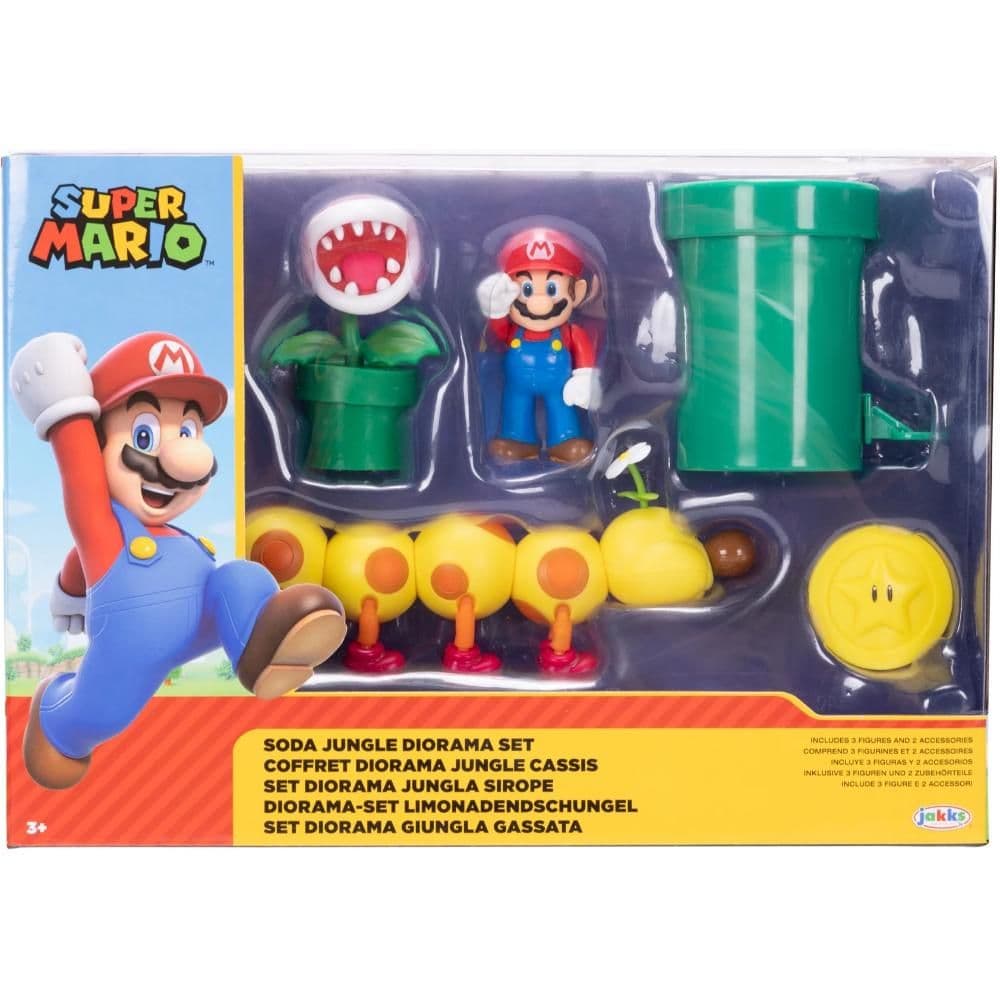 Nintendo - 2.5" Soda Jungle Diorama Set