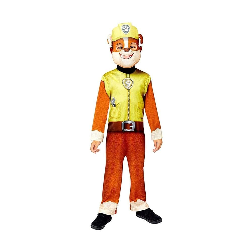 Paw Patrol Rubble Costume (4 To 6 Years)