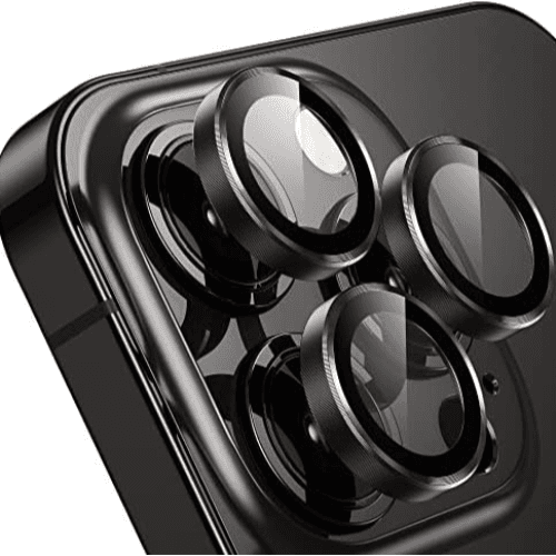 Bodyguardz Anti-Glare Camera Glass Protector For Iphone 14 Pro / 14 Pro Max Black Colour