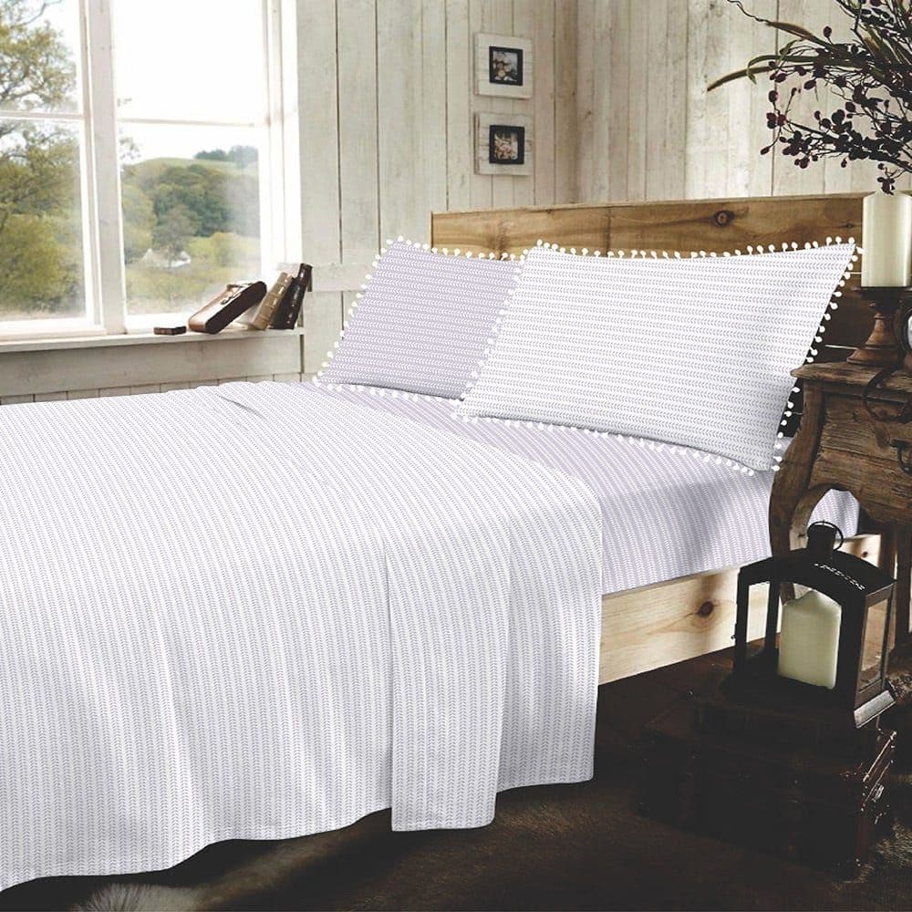 Frida Single-Sized Flat Sheet Set, Purple - 180X240 Cm