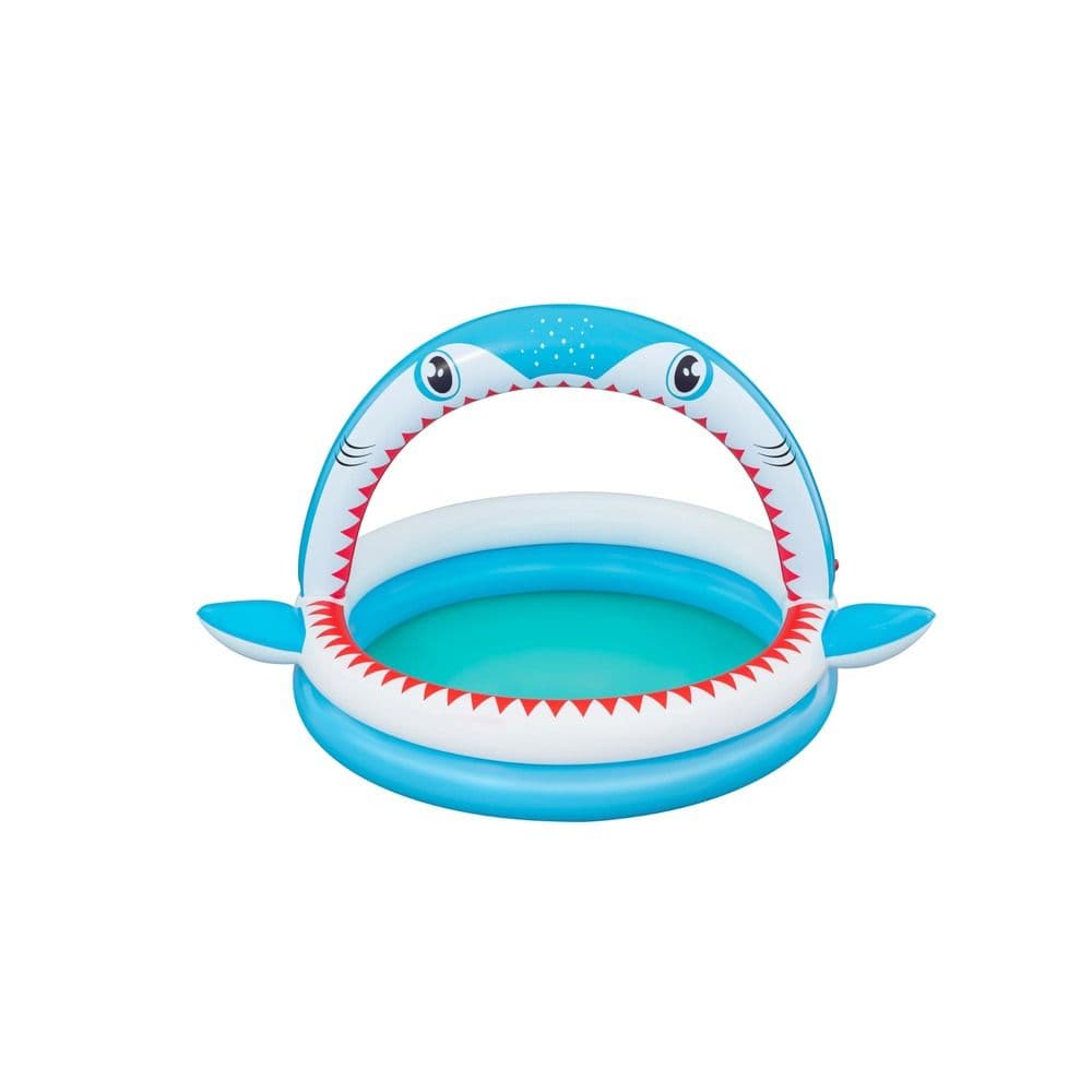 Bestway 64" X 50" X 36"/1.63M X 1.27M X 92Cm Sharktastic Sprinkler Play Pool