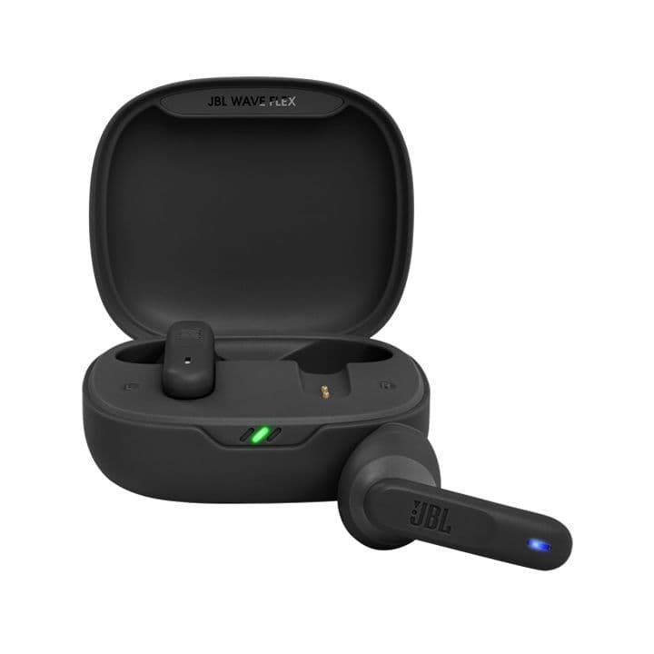 Jbl Waveflex Black True Wireless Earbuds