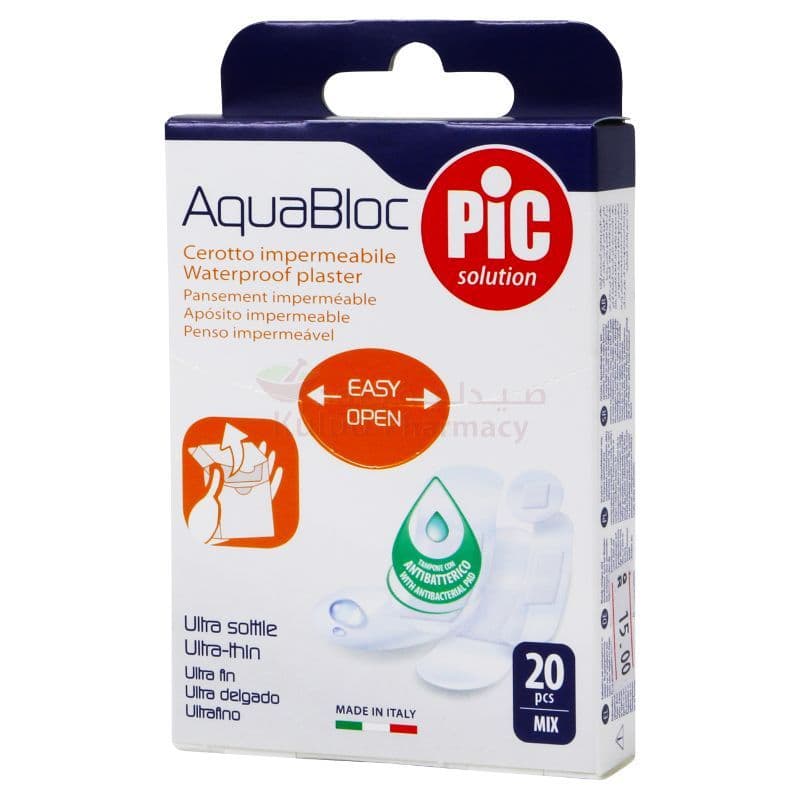 Pic Aquabloc  Assorted Plaster  20 PC