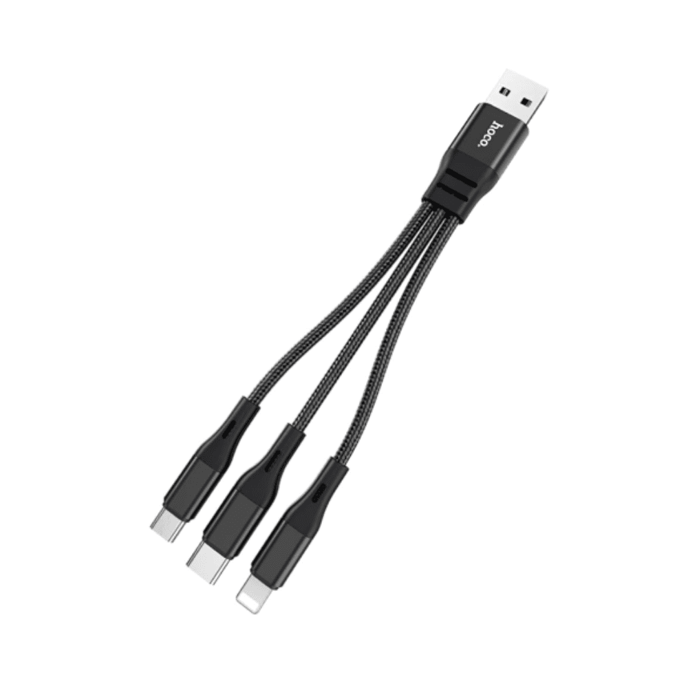 Hoco X47 3-In-1 Harbor Charging Cable