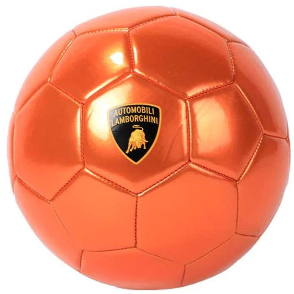 Lamborghini #5 Matelic Pvc Soccer Ball Orange