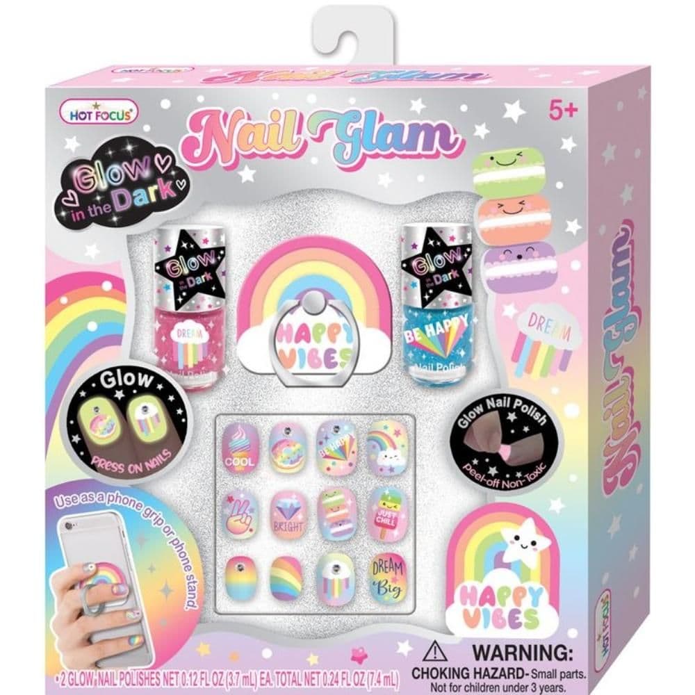 Hot Focus - Rainbow Nail Glam Set
