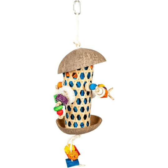 Forage Coco & Bamboo Tube 18X18X30Cm Multicolour