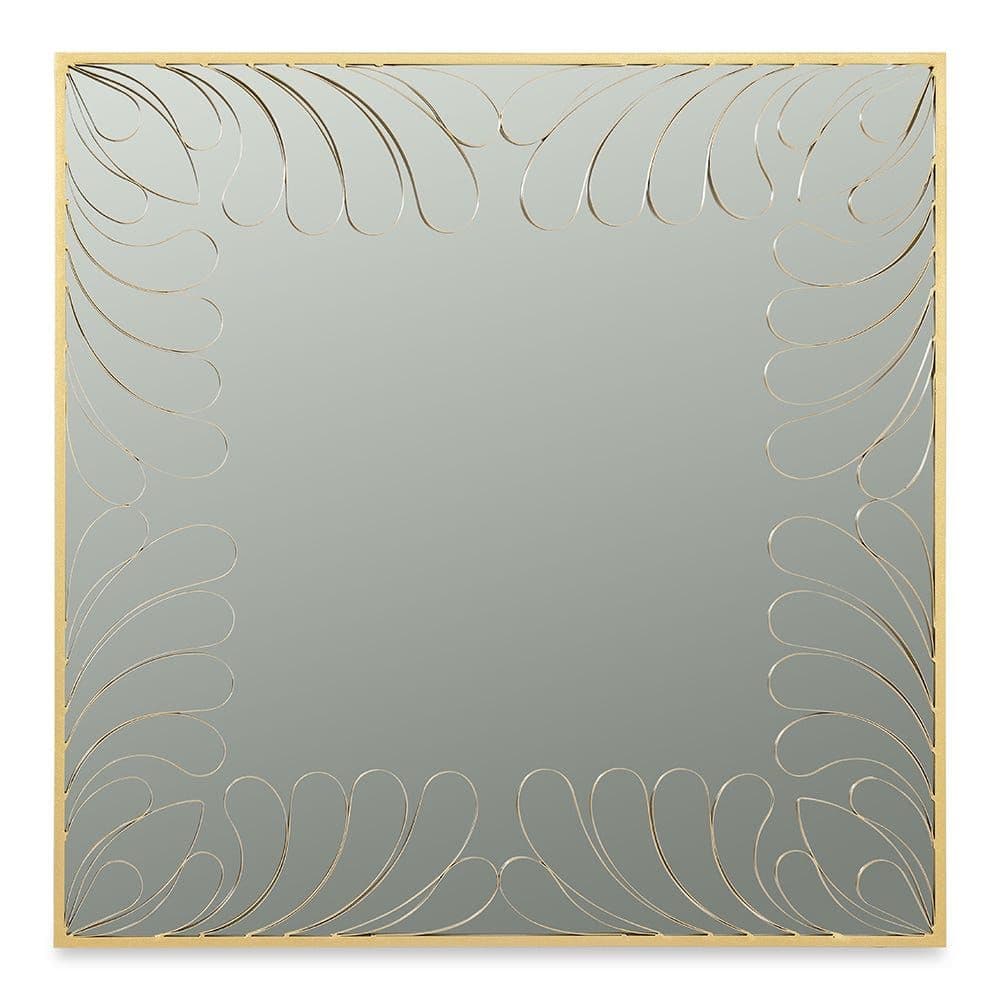 Petal Wall Mirror, Gold - 100X100 Cm