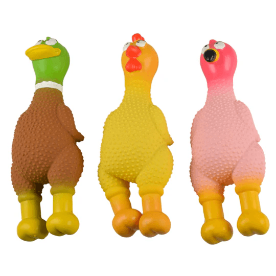 Latex Birdswith Goose Bumps 8X23X7Cm Mixed Colors