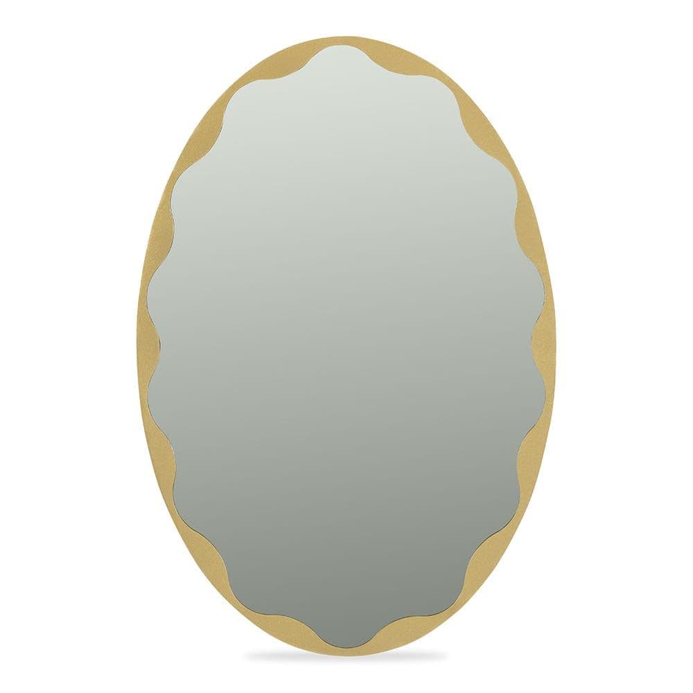 Everess Wall Mirror, Gold - 60.5X90 Cm