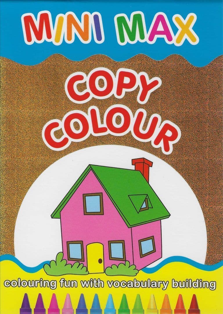 Mini Max Copy Colour House With Vocabulary Building